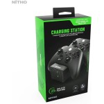 Statie de incarcare universala pentru controlere Xbox cu 2 acumulatori, NITHO, negru, 1200mAh