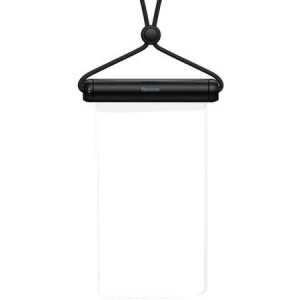 Husa telefon, Baseus, Universala, Impermeabila, Negru/Transparent