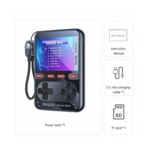 Consola de Jocuri Portabila cu Baterie Externa Yesido YP87, Neagra