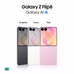 Telefon mobil Samsung Galaxy Z Flip8, 12GB RAM, 256GB, 5G, Graphite