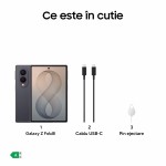 Telefon mobil Samsung Galaxy Z Fold8, 12GB RAM, 512GB, 5G, Graphite