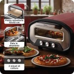 Cuptor Pizza Ariete , 430 °C, 320 x 320 mm, 1 h, ROSU