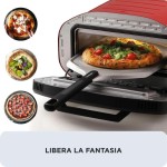 Cuptor Pizza Ariete , 430 °C, 320 x 320 mm, 1 h, ROSU