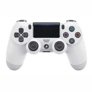 Controller wireless pentru PlayStation 4, alb, joystick ultra-precis, design ergonomic