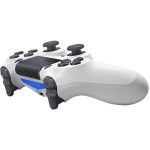 Controller wireless pentru PlayStation 4, alb, joystick ultra-precis, design ergonomic