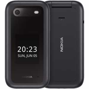 Telefon mobil HMD 2660 Flip 2G, Dual SIM, Black