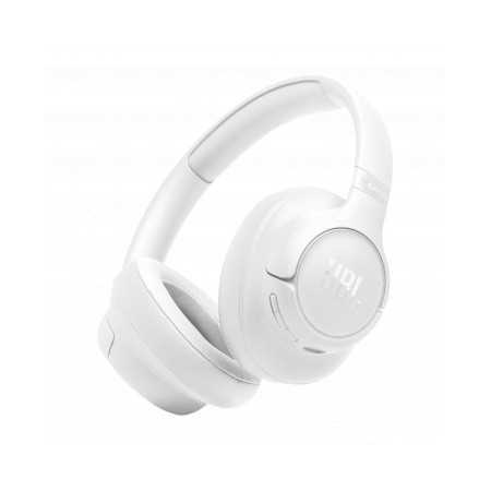 Casti over-ear JBL Tune 730BT, Pure Bass Sound, Bluetooth 6.0, Conectare Multi-Point, Redare pana la 76 h, Alb