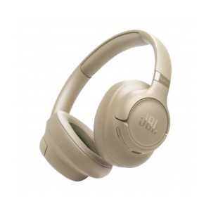 Casti over-ear JBL Tune 730BT, Pure Bass Sound, Bluetooth 6.0, Conectare Multi-Point, Redare pana la 76 h, Bej