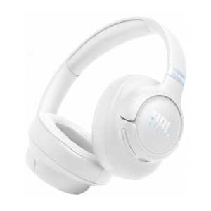 Casti over-ear JBL Tune 780NC, Adaptive Noise Cancelling, Hi-Res Pure Bass Sound, Bluetooth 6.0, Conectare Multi-Point, Redare pana la 76 h, Alb