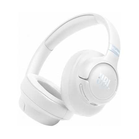 Casti over-ear JBL Tune 780NC, Adaptive Noise Cancelling, Hi-Res Pure Bass Sound, Bluetooth 6.0, Conectare Multi-Point, Redare pana la 76 h, Alb