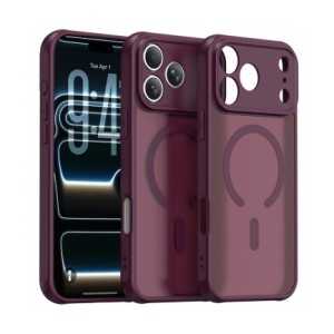 Husa MagSafe pentru Apple iPhone 18 Pro , Techsuit, HaloFrost II, Visinie Inchis
