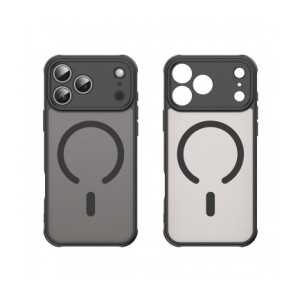 Husa MagSafe pentru Apple iPhone 18 Pro Max , Techsuit, HaloFrost II, Neagra