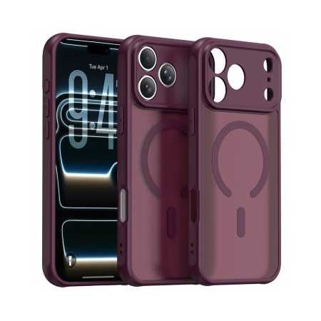 Husa MagSafe pentru Apple iPhone 18 Pro Max , Techsuit, HaloFrost II, Visinie Inchis
