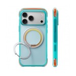 Husa MagSafe pentru Apple iPhone 18 Pro Torras, O3 Air Core, Turcoaz