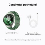 Smartwatch Huawei Watch GT 7 Pro, 46MM, Titanium Alloy Case, Green Fluoroelastomer Strap
