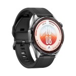 Smartwatch Huawei Watch GT 7, 46MM, Black Stainless Steel Case, Black Fluoroelastomer Strap