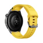 Smartwatch Huawei Watch GT 7, 46MM, Tarnish Stainless Steel Case, Yellow Fluoroelastomer Strap