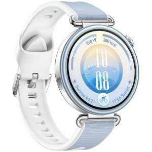 Smartwatch Huawei Watch GT 7, 41MM, Steel Stainless Steel Case, Blue Fluoroelastomer Strap