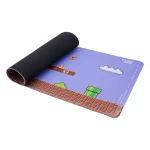 Mousepad profesional pentru gaming si birou Super Mario Bros, model XL antiderapant, impermeabil, 80x30 cm