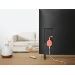 Google Chromecast Google TV, 4K, HDMI, Bluetooth, Wi-Fi, Telecomanda comenzi vocale, Roz