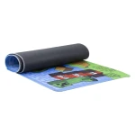 Mousepad profesional pentru gaming si birou Minecraft Creeper, model XL antiderapant, impermeabil, 80x30 cm
