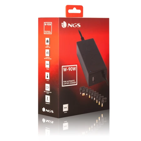 Alimentator universal laptop cu 9 adaptoare, NGS