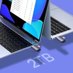 Cititor de carduri de memorie Lite Series, Baseus, MicroSD SD TF 2TB, USB3.0, 22x76x11mm, Gri