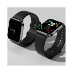 Ceas inteligent Smartwatch QCY GTC Sport, ecran 1.85 inch, negru, HRT-138893