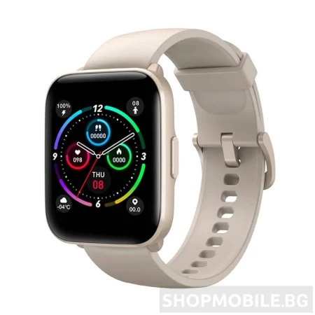 Smartwatch Mibro C2, Xiaomi, Ecran HD, 1.69 inch, 2 atm, 270 mAh, Alb
