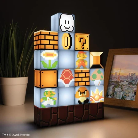 Blocuri luminoase, Paladone, Super Mario, Multicolor