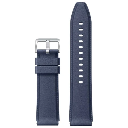 Curea smartwatch din piele, Compatibila cu Xiaomi Watch S1, Bleumarin