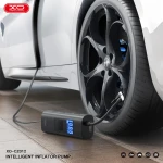 Compresor cu baterie 6000mAh XO 12V / WIreless cu pompa, CZ012, negru