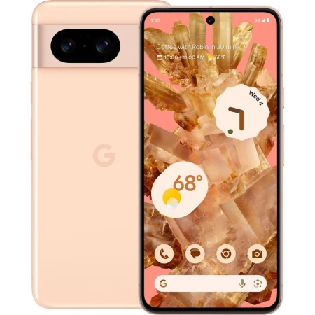 Telefon mobil Google Pixel 8, 128GB, 8GB RAM, 5G, Rose