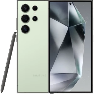 Telefon mobil Samsung Galaxy S24 Ultra, 12GB RAM, 256GB, 5G, Titanium Green