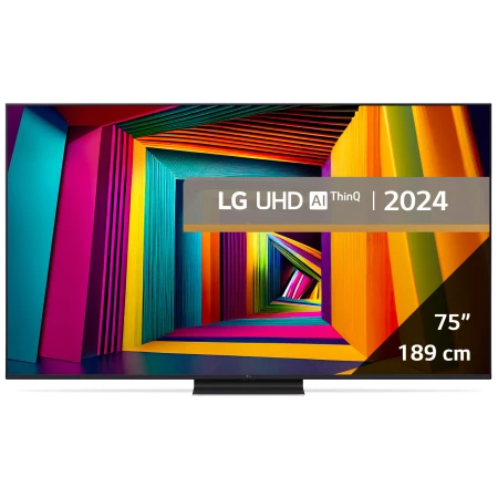 Televizor LG LED 75UT91003LA, 189 cm, Smart, 4K Ultra HD, Clasa E (Model 2024)