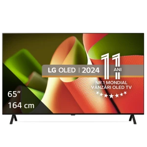 Televizor LG OLED 65B42LA, 164 cm, Smart, 4K Ultra HD, 100 Hz, Clasa F (Model 2024)