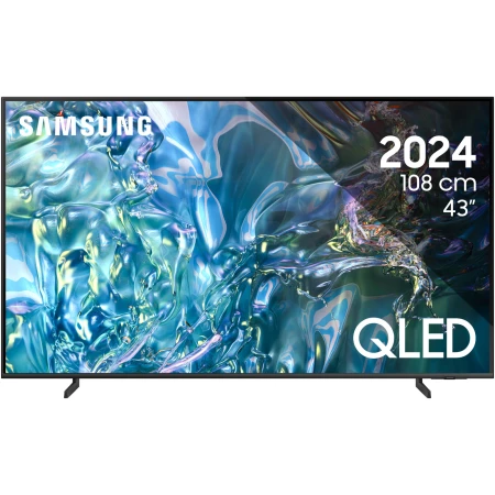 Televizor SAMSUNG QLED 43Q60D, 108 cm, Smart, 4K Ultra HD, Clasa F (Model 2024)