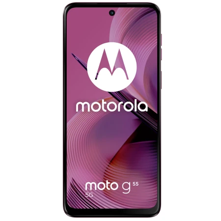 Telefon mobil Motorola Moto g55, Dual SIM, 256GB, 8GB RAM, 5G, Twilight Purple