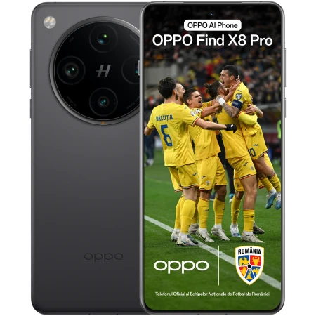 Telefon mobil OPPO Find X8 Pro, Dual SIM, 16GB RAM, 512GB, 5G, Space Black