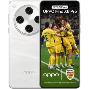 Telefon mobil OPPO Find X8 Pro, Dual SIM, 16GB RAM, 512GB, 5G, Pearl White