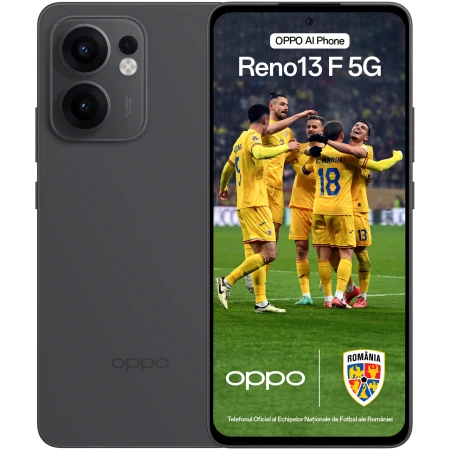 Telefon mobil OPPO Reno13 F, Dual SIM, 8GB RAM, 256GB, 5G, Graphite Grey