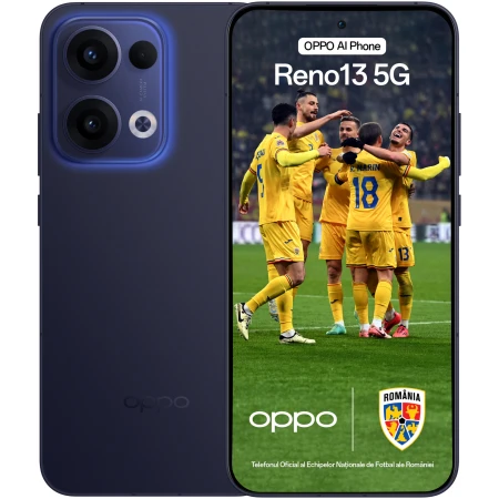 Telefon mobil OPPO Reno13, Dual SIM, 12GB RAM, 256GB, 5G, Luminous Blue