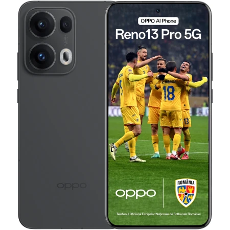 Telefon mobil OPPO Reno13 Pro, Dual SIM, 12GB RAM, 512GB, 5G, Graphite Grey
