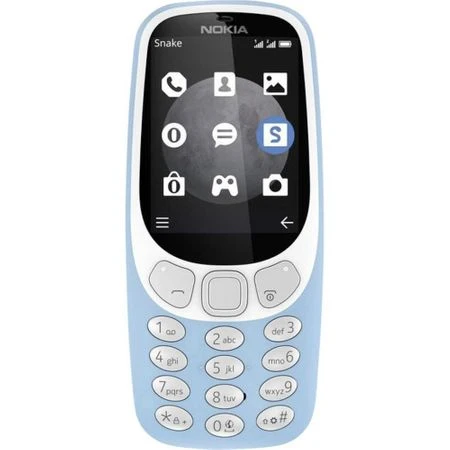 Telefon mobil Nokia 3310 (2017), Dual SIM, 3G, Card 8GB inclus, Azure