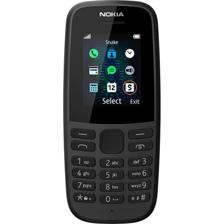 Telefon mobil Nokia 105 (2019), Dual SIM, Black