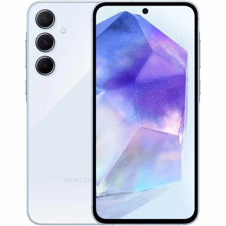 Telefon mobil Samsung Galaxy A55, Dual SIM, 8GB, 128GB, 5G, Awesome Iceblue