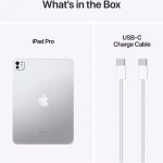 Apple iPad Pro 11" (2024), 256GB, Cellular, Standard glass, Silver