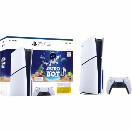 Consola PlayStation 5 (PS5) Slim, 1TB SSD, D-Chassis, Astro Bot Bundle