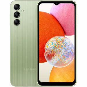 Telefon mobil Samsung Galaxy A14, Dual SIM, 4GB RAM, 64GB, 4G, Light Green