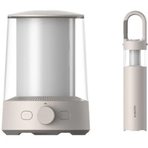 Lampa de camping multifunctionala, Xiaomi, 4800 mAh, IP54, Alb